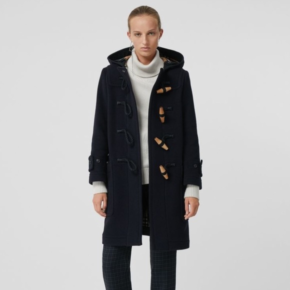 Burberry Jackets & Blazers - Iconic Burberry Toggle Duffle Wool Pea Coat